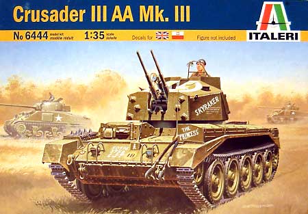 クルセイダー 3 AA Mk3 対空戦車 プラモデル (イタレリ 1/35 ミリタリーシリーズ No.6444) 商品画像