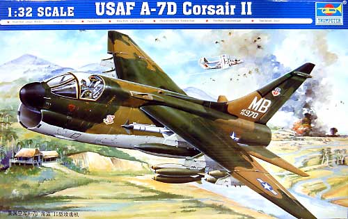 USAF A-7D コルセア 2 アメリカ空軍 プラモデル (トランペッター 1/32 エアクラフトシリーズ No.02245) 商品画像