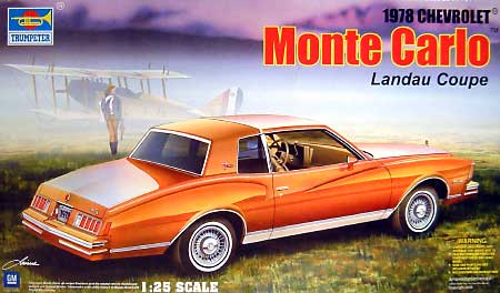 1978 シボレー モンテカルロ Landau プラモデル (トランペッター 1/25 カーモデル No.02505) 商品画像