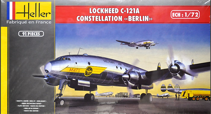 ロッキード C-121A コンステレーション ベルリン プラモデル (エレール 1/72 エアクラフト No.80382) 商品画像