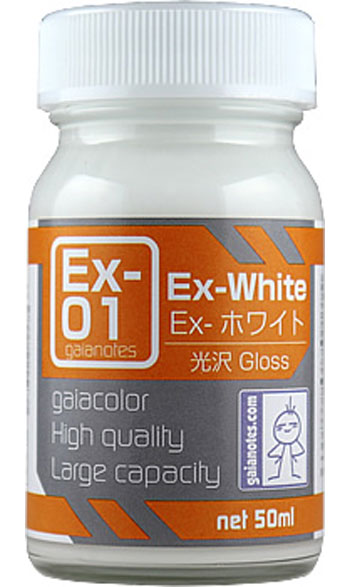 EX-01 Ex-ホワイト 塗料 (ガイアノーツ ガイアカラー Ex シリーズ No.30011) 商品画像