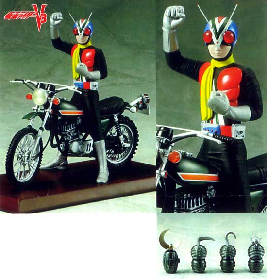 ライダーマン & ライダーマンマシン 完成品 (Bクラブ ポリストーン塗装済完成品 ライダーマシンシリーズ No.2542) 商品画像_2