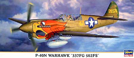 P-40N ウォーホーク 第502戦闘飛行隊 プラモデル (ハセガワ 1/72 飛行機 限定生産 No.00293) 商品画像