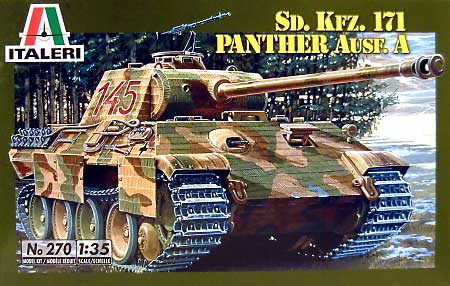 Sd.Kfz.171 パンサー A型 プラモデル (イタレリ 1/35 ミリタリーシリーズ No.0270) 商品画像