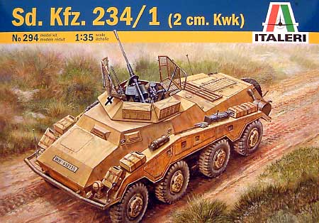 Sd.Kfz.234/1 プラモデル (イタレリ 1/35 ミリタリーシリーズ No.0294) 商品画像