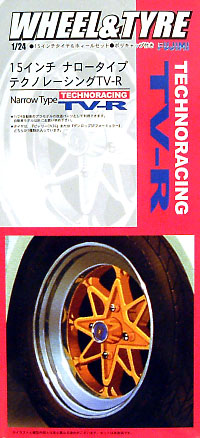 テクノレーシング TV-R ナロータイプ (15インチ） プラモデル (フジミ 1/24 パーツメーカーホイールシリーズ No.051) 商品画像