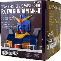 バンプレスト 1/60 ヘッドディスプレイ RX-178 ガンダム Mk-2 (ティターンズ カラー）