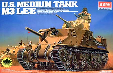 M3 リー 中戦車 プラモデル (アカデミー 1/35 Armors No.13206) 商品画像