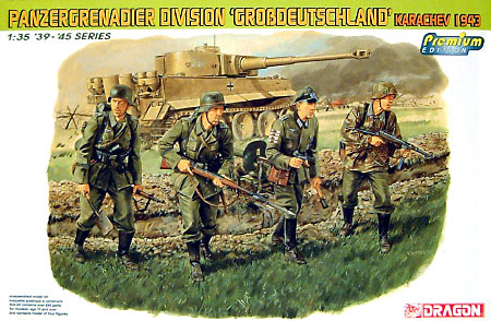 ドイツ装甲擲弾兵 グロスドイッチュランド師団 カラコフ1943 (プレミアムエディション） プラモデル (ドラゴン 1/35 