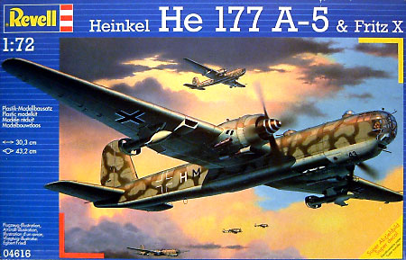 ハインケル He177 A-5 & フリッツX プラモデル (レベル 1/72 飛行機 No.04616) 商品画像