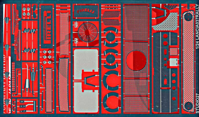 ランチア 037 ラリー グレードアップパーツ エッチング (スタジオ27 ラリーカー グレードアップパーツ No.FP2434B) 商品画像_1