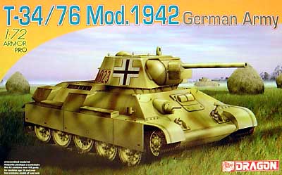 T-34/76 ドイツ陸軍 プラモデル (ドラゴン 1/72 ARMOR PRO (アーマープロ) No.7268) 商品画像