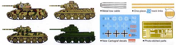 T-34/76 ドイツ陸軍 プラモデル (ドラゴン 1/72 ARMOR PRO (アーマープロ) No.7268) 商品画像_2