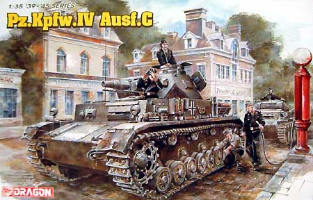 ドイツ 4号戦車 C型 (Pz.Kpfw.4 Ausf.C) マジックトラック付き プラモデル (ドラゴン 1/35 39-45 Series No.6291) 商品画像