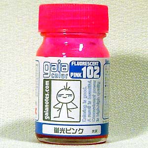 102 蛍光ピンク (光沢） 塗料 (ガイアノーツ ガイアカラー No.33102) 商品画像