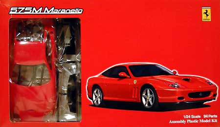 フェラーリ 575M グレードアップパーツ付 プラモデル (フジミ 1/24 FRシリーズ （For Advanced Modelers） No.002) 商品画像