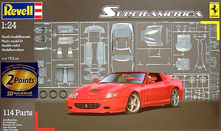 フェラーリ スーパーアメリカ プラモデル (レベル カーモデル No.07391) 商品画像