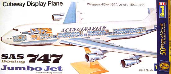 Ｂ747 w/インテリア プラモデル (レベル 1/144 旅客機 No.H177) 商品画像