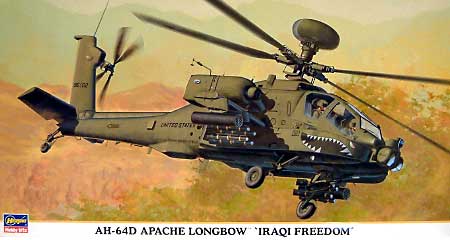AH-64D アパッチ ロングボウ イラキ フリーダム プラモデル (ハセガワ 1/48 飛行機 限定生産 No.09698) 商品画像