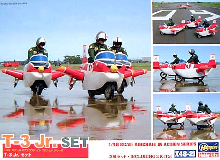 T-3 Jr. セット プラモデル (ハセガワ 1/48 エアクラフト イン アクション シリーズ No.X48-021) 商品画像