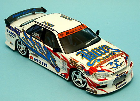 BLITZ ER34 2005年仕様 ミニカー (ホットワークスレーシングファクトリー 1/24 Ｄ1グランプリシリーズ No.HW24021A) 商品画像_3