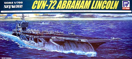 アメリカ海軍 原子力航空母艦 CVN-72 エイブラハム・リンカーン プラモデル (ピットロード 1/700 スカイウェーブ M シリーズ No.M-032) 商品画像