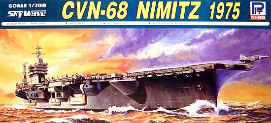 アメリカ海軍 原子力航空母艦 CVN-68 ニミッツ 1975 プラモデル (ピットロード 1/700 スカイウェーブ M シリーズ No.Ｍ-030) 商品画像