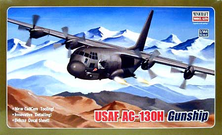 AC-130 ガンシップ プラモデル (ミニクラフト 1/144 軍用機プラスチックモデルキット No.14537) 商品画像