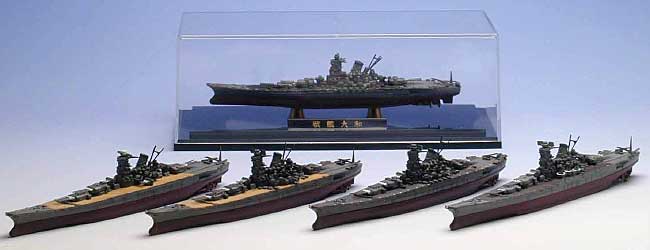 日本海軍 戦艦 大和・武蔵 (4隻セット） 完成品 (F TOYS 戦艦大和シリーズ) 商品画像_1