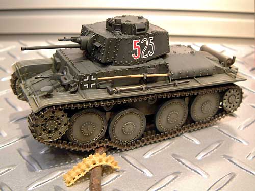 ドイツ 38(t)戦車 E/F型 (Pz.Kpfw.38(t） Ausf.E/F） プラモデル (トライスターモデル 1/35 ミリタリー No.35020) 商品画像_2