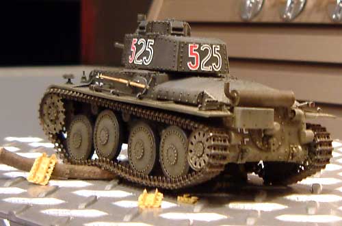 ドイツ 38(t)戦車 E/F型 (Pz.Kpfw.38(t） Ausf.E/F） プラモデル (トライスターモデル 1/35 ミリタリー No.35020) 商品画像_3