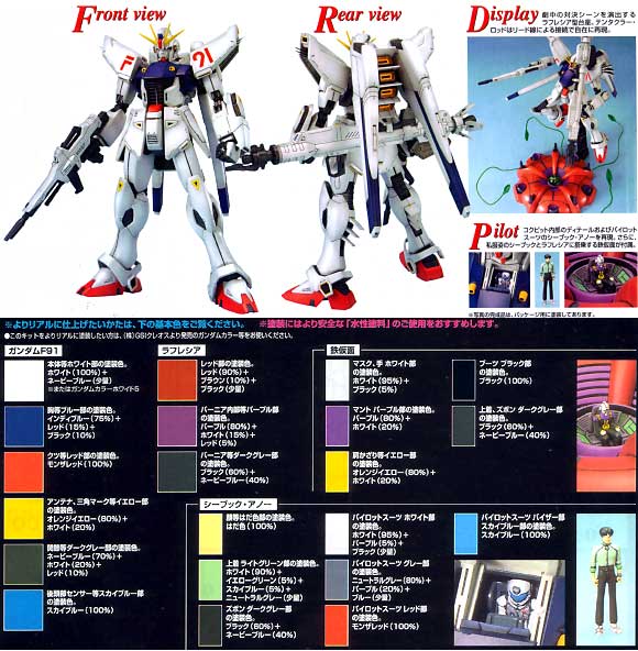 F91 ガンダム Ｆ91 プラモデル (バンダイ MASTER GRADE (マスターグレード） No.0145070) 商品画像_2