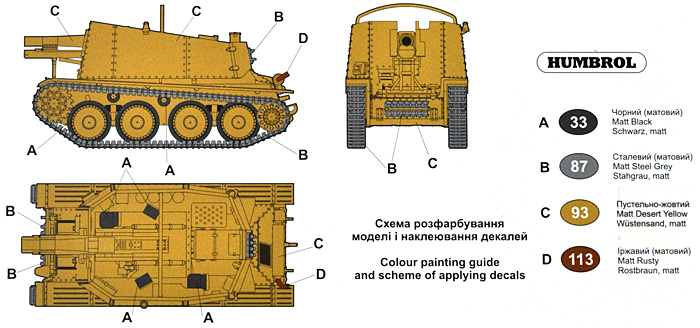 ドイツ Sd.Kfz.138/1 150mm自走砲 (バイソン） プラモデル (ユニモデル 1/72 AFVキット No.345) 商品画像_1