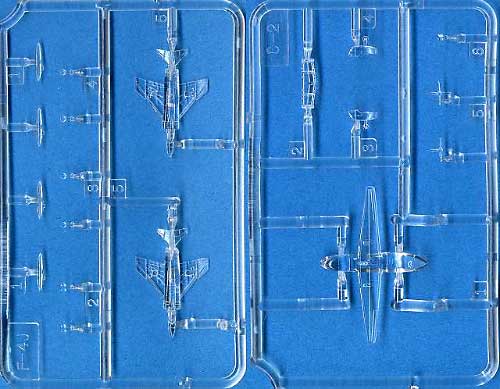 F-4J ファントム 2 & C-2 グレイハウンド プラモデル (ピットロード スカイウェーブ E シリーズ No.DS003) 商品画像_2