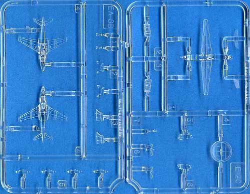 E-2C ホークアイ & EA-6B プラウラー プラモデル (ピットロード スカイウェーブ E シリーズ No.DS004) 商品画像_2