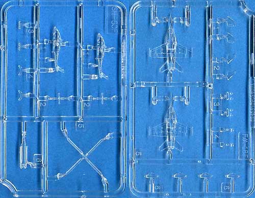 F/A-18F スーパーホーネット & SH-60Ｆ オーシャンホーク プラモデル (ピットロード スカイウェーブ E シリーズ No.DS010) 商品画像_2