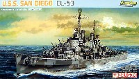 ドラゴン 1/700 Modern Sea Power Series U.S.S サンディエゴ (CL-53） (プレミアムエディション）