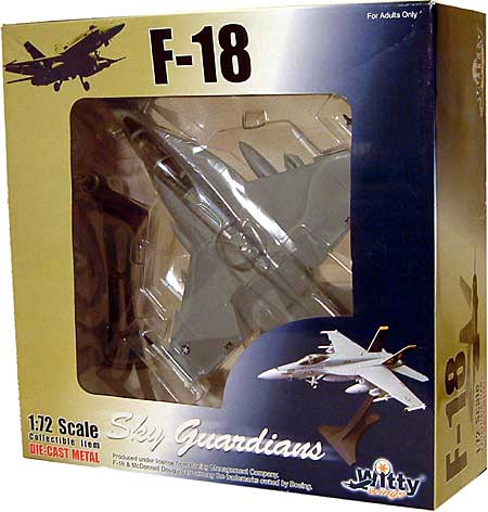 F/A-18F スーパーホーネット VFA-154 ブラックナイツ 完成品 (ウイッティ・ウイングス 1/72 スカイ ガーディアン シリーズ （現用機） No.74068) 商品画像