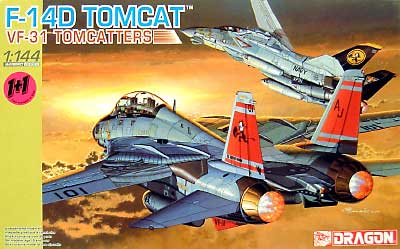 F-14D トムキャット VF-31 トムキャッターズ (2機セット） プラモデル (ドラゴン 1/144 ウォーバーズ （プラキット） No.4592) 商品画像