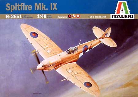 スーパーマリン スピットファイア Mk.IX プラモデル (イタレリ 1/48 飛行機シリーズ No.2651) 商品画像