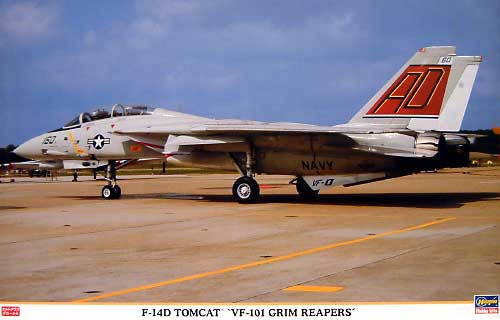 Ｆ-14D トムキャット VF-101 グリム リーパーズ プラモデル (ハセガワ 1/48 飛行機 限定生産 No.09703) 商品画像