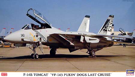Ｆ-14B トムキャット VF-143 ピューキン ドッグス ラストクルーズ プラモデル (ハセガワ 1/72 飛行機 限定生産 No.00814) 商品画像