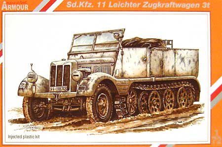 Sd.Kfz.11 ハノマーグ 3ｔ ハーフトラック プラモデル (スペシャルホビー 1/72 special ARMOUR （スペシャル アーマー） No.SA72002) 商品画像