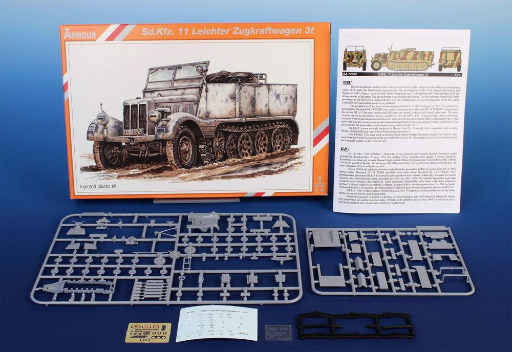 Sd.Kfz.11 ハノマーグ 3ｔ ハーフトラック プラモデル (スペシャルホビー 1/72 special ARMOUR （スペシャル アーマー） No.SA72002) 商品画像_1