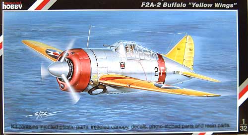 F2A-2 バッファロー艦上戦闘機 イエローウイング プラモデル (スペシャルホビー 1/32 エアクラフト No.32010) 商品画像