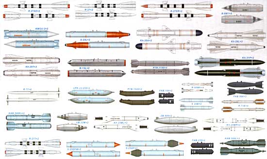 ロシア軍 エアクラフト ウェポンセット プラモデル (トランペッター 1/32 エアクラフトウェポンシリーズ No.03301) 商品画像_2