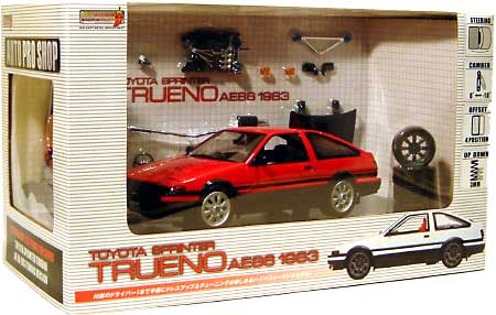 スプリンター トレノ AE86 レッドバージョン ミニカー (ホットワークスレーシングファクトリー 1/24 オート プロ ショップ （AUTO PRP SHOP） No.HW24015R) 商品画像