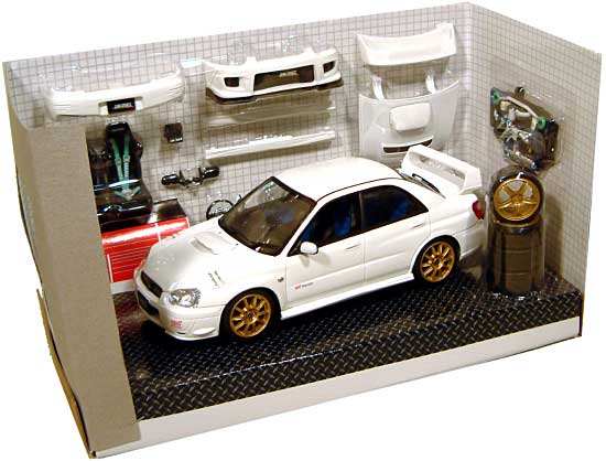 スバル インプレッサ WRX STI ゼロスポーツ CZS ホワイト ミニカー (ホットワークスレーシングファクトリー 1/24 オート プロ ショップ （AUTO PRP SHOP） No.HW24023B) 商品画像_2