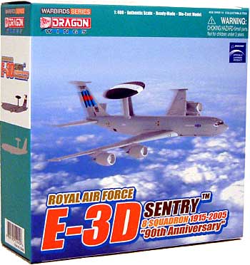 ロイヤル エアフォース E-3D　セントリー 完成品 (ドラゴン 1/400 ウォーバーズシリーズ No.55945) 商品画像