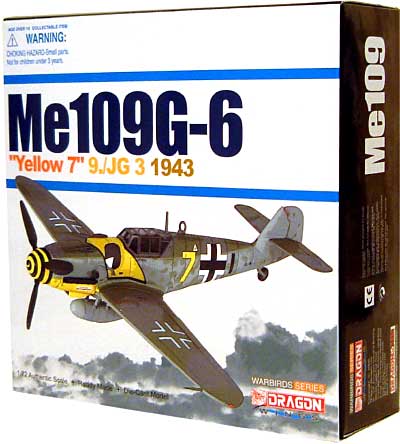 メッサーシュミット Me109G-6 9./JG バドベリスホーヘン ドイツ 1943年 完成品 (ドラゴン 1/72 ウォーバーズシリーズ （レシプロ） No.50254) 商品画像
